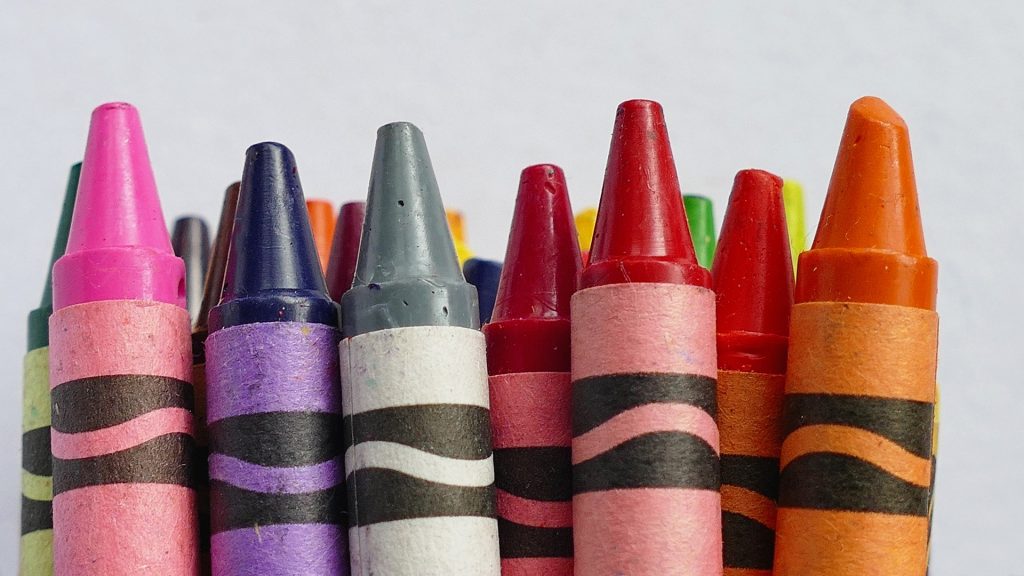 Crayons art tutorials
