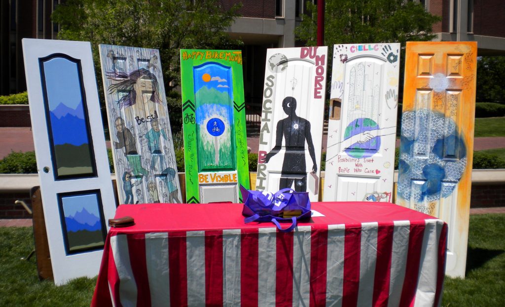 What is Watercolor painted doors