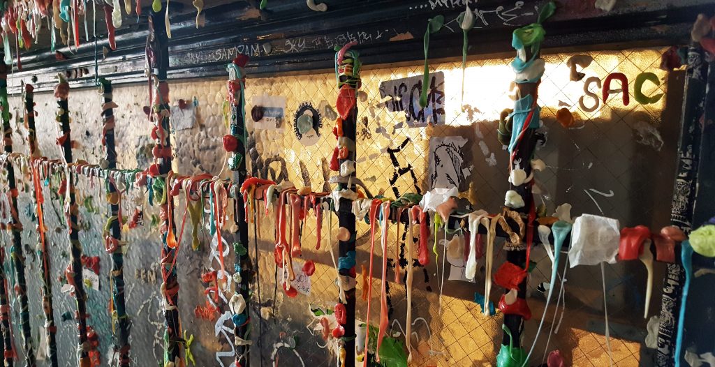 art of seattle gum wall window bars