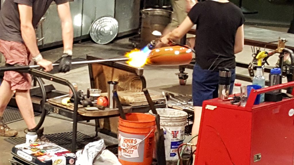 art of seattle hot shop in tacoma museum of glass close up