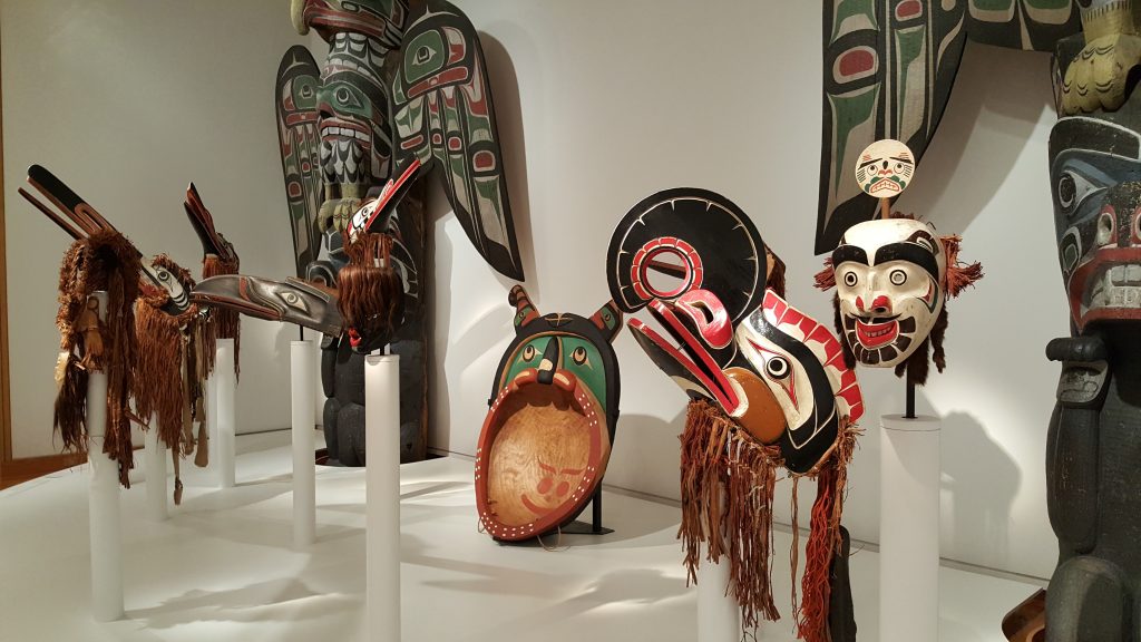 art of seattle masks at the Seattle Art Museum