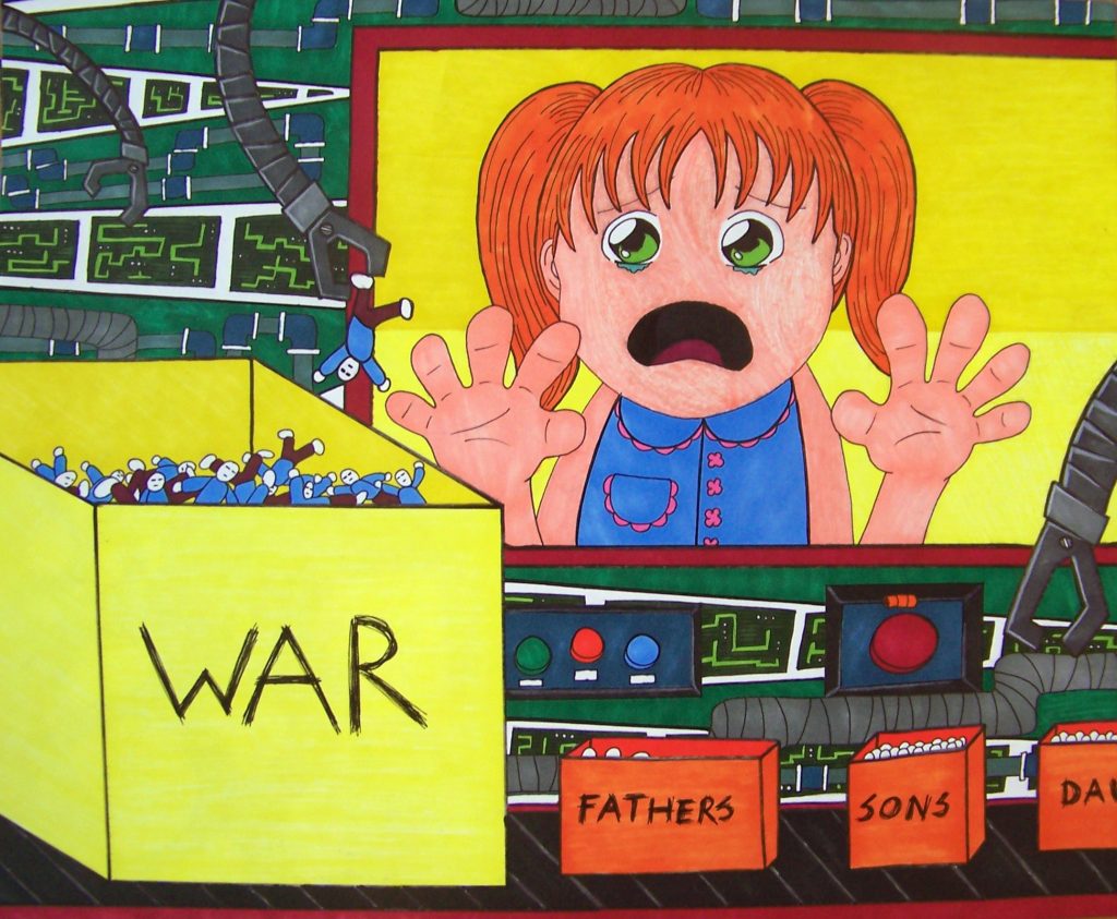 4th of July War Art Make it stop