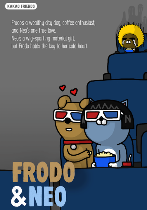 Kakao Friends Frodo and Neo