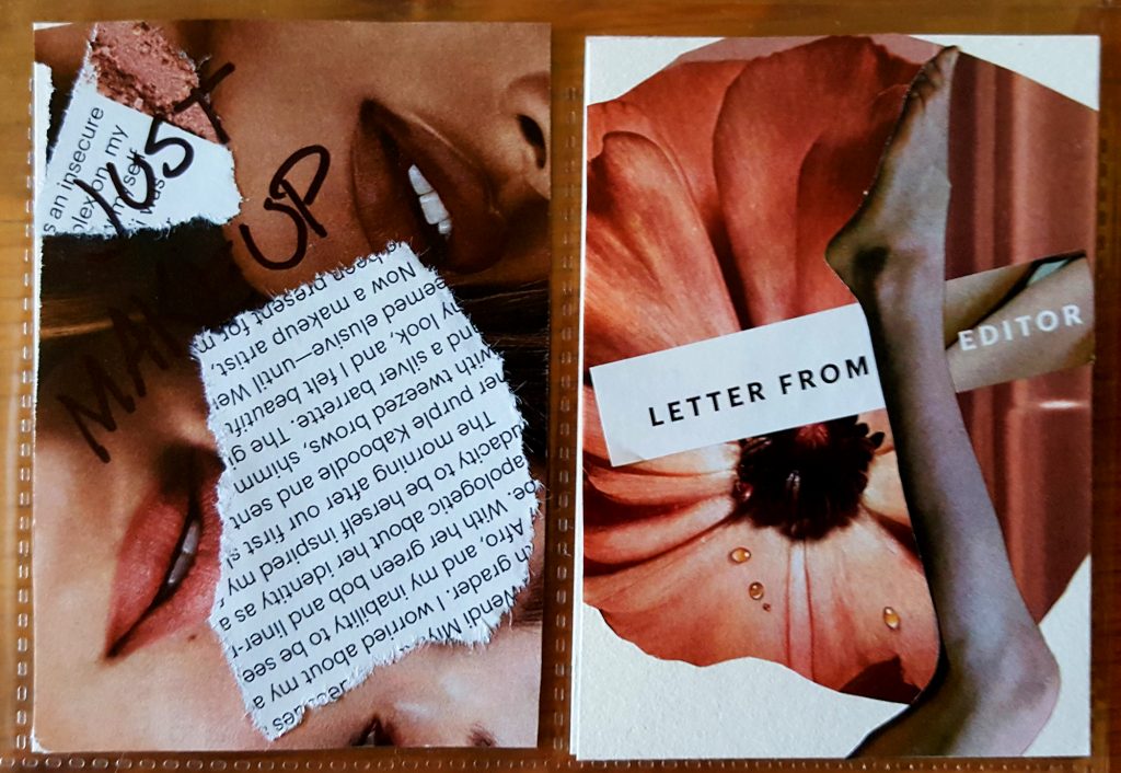 magazine make artist trading cards