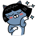 Kakao Friends Neo doing a hair flip